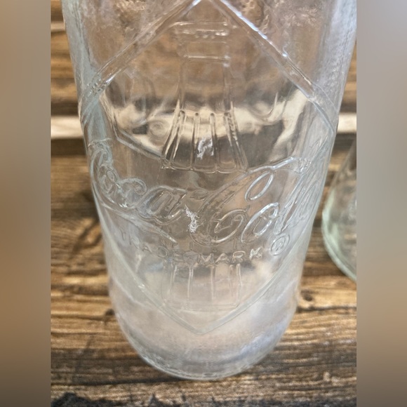 Vintage Glass Coca-Cola bottles with a beer bottle - Picture 10 of 12